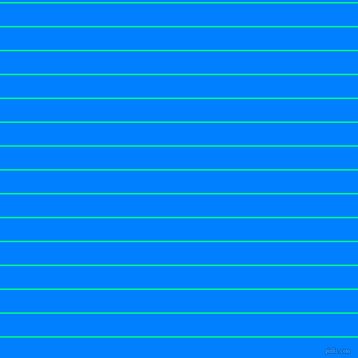 horizontal lines stripes, 2 pixel line width, 32 pixel line spacing, Spring Green and Dodger Blue horizontal lines and stripes seamless tileable