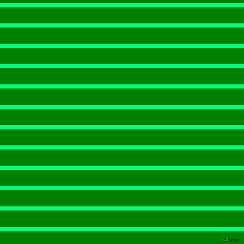 horizontal lines stripes, 8 pixel line width, 32 pixel line spacing, Spring Green and Green horizontal lines and stripes seamless tileable