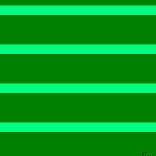 horizontal lines stripes, 32 pixel line width, 96 pixel line spacing, Spring Green and Green horizontal lines and stripes seamless tileable