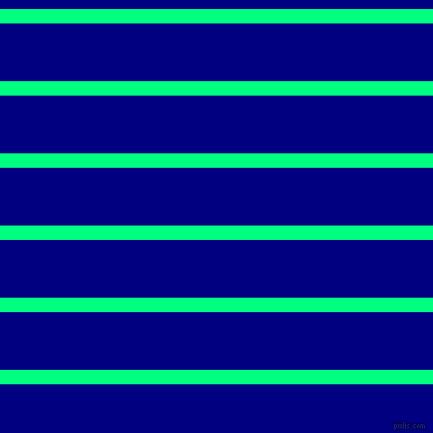 horizontal lines stripes, 16 pixel line width, 64 pixel line spacing, Spring Green and Navy horizontal lines and stripes seamless tileable