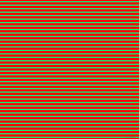 horizontal lines stripes, 4 pixel line width, 8 pixel line spacing, Spring Green and Red horizontal lines and stripes seamless tileable