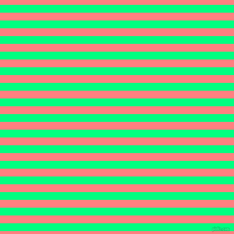 horizontal lines stripes, 16 pixel line width, 16 pixel line spacing, Spring Green and Salmon horizontal lines and stripes seamless tileable