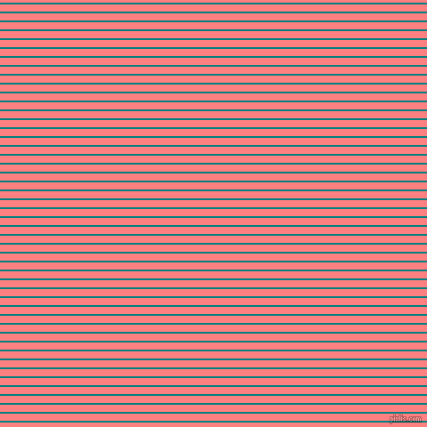 horizontal lines stripes, 2 pixel line width, 8 pixel line spacing, Teal and Salmon horizontal lines and stripes seamless tileable