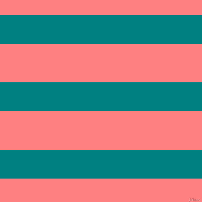 horizontal lines stripes, 96 pixel line width, 128 pixel line spacing, Teal and Salmon horizontal lines and stripes seamless tileable