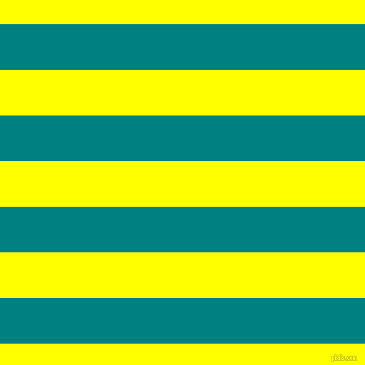 horizontal lines stripes, 64 pixel line width, 64 pixel line spacing, Teal and Yellow horizontal lines and stripes seamless tileable