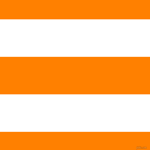 horizontal lines stripes, 128 pixel line width, 128 pixel line spacing, White and Dark Orange horizontal lines and stripes seamless tileable