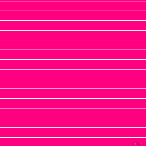 horizontal lines stripes, 2 pixel line width, 32 pixel line spacing, White and Deep Pink horizontal lines and stripes seamless tileable