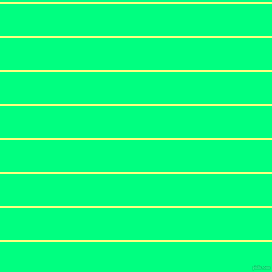 horizontal lines stripes, 4 pixel line width, 64 pixel line spacing, Witch Haze and Spring Green horizontal lines and stripes seamless tileable