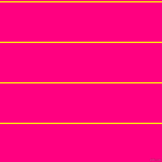 horizontal lines stripes, 4 pixel line width, 128 pixel line spacing, Yellow and Deep Pink horizontal lines and stripes seamless tileable