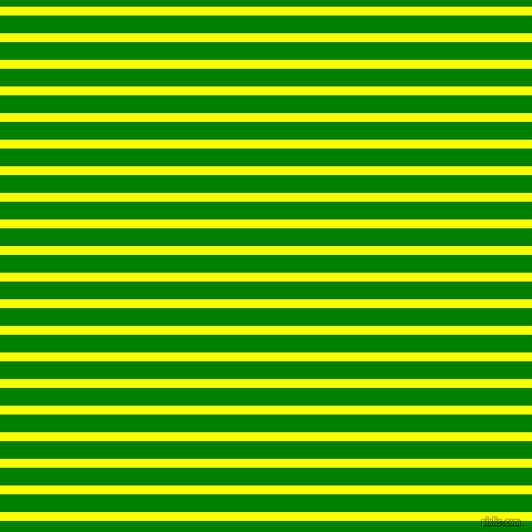 horizontal lines stripes, 8 pixel line width, 16 pixel line spacing, Yellow and Green horizontal lines and stripes seamless tileable