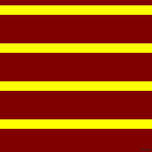 horizontal lines stripes, 32 pixel line width, 96 pixel line spacing, Yellow and Maroon horizontal lines and stripes seamless tileable