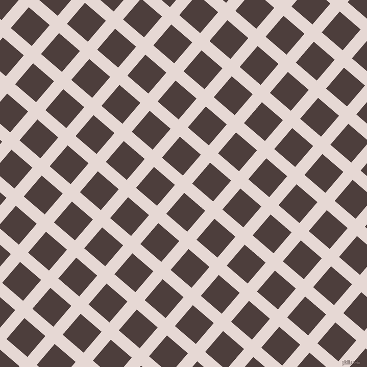 49/139 degree angle diagonal checkered chequered lines, 24 pixel lines width, 54 pixel square size, plaid checkered seamless tileable