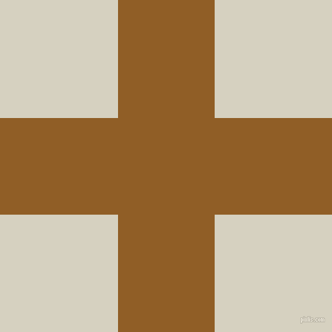 checkered chequered horizontal vertical lines, 140 pixel lines width, 341 pixel square size, Afghan Tan and Ecru White plaid checkered seamless tileable