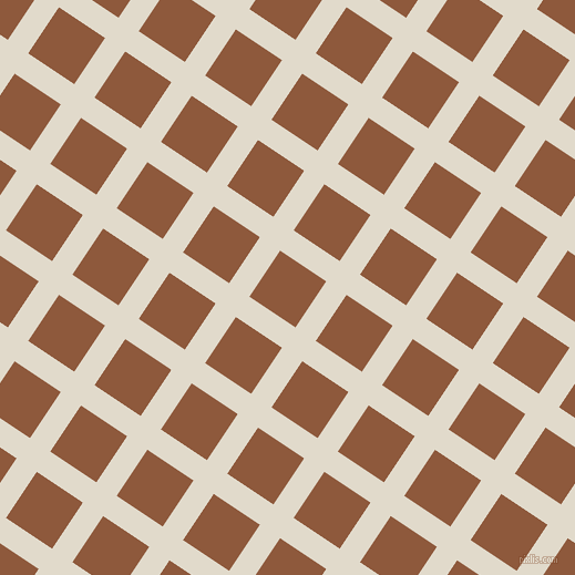56/146 degree angle diagonal checkered chequered lines, 22 pixel lines width, 50 pixel square sizeAlbescent White and Rope plaid checkered seamless tileable
