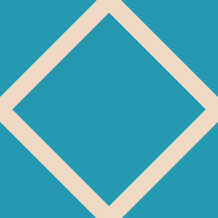 45/135 degree angle diagonal checkered chequered lines, 60 pixel lines width, 472 pixel square size, Almond and Pelorous plaid checkered seamless tileable