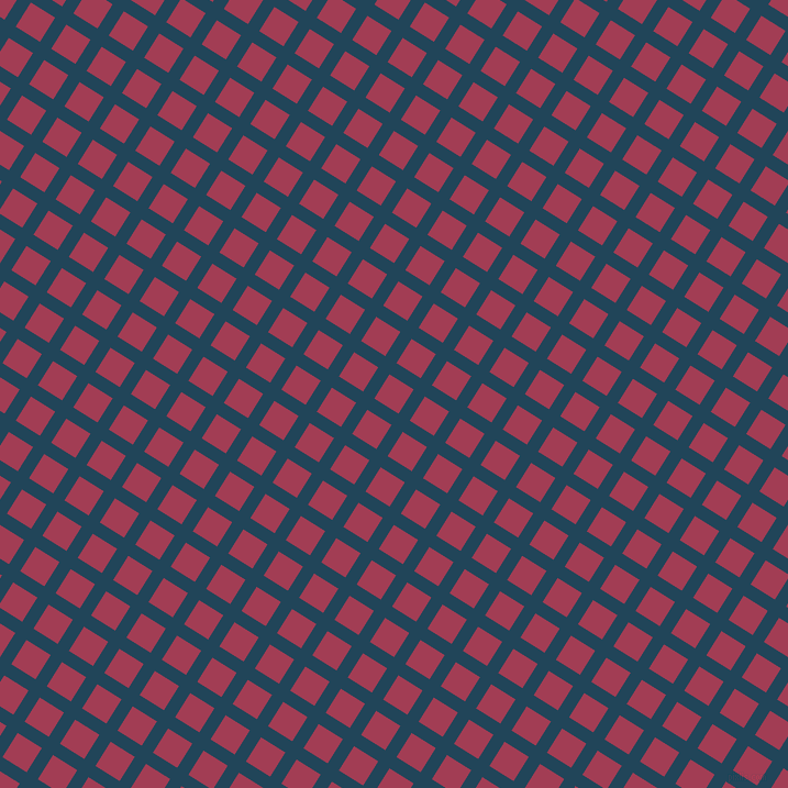 58/148 degree angle diagonal checkered chequered lines, 12 pixel lines width, 26 pixel square size, Astronaut Blue and Night Shadz plaid checkered seamless tileable