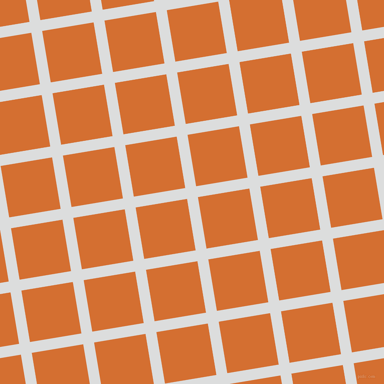 9/99 degree angle diagonal checkered chequered lines, 22 pixel line width, 104 pixel square size, Athens Grey and Tango plaid checkered seamless tileable