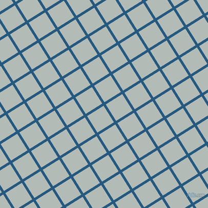 32/122 degree angle diagonal checkered chequered lines, 5 pixel lines width, 38 pixel square size, Bahama Blue and Loblolly plaid checkered seamless tileable