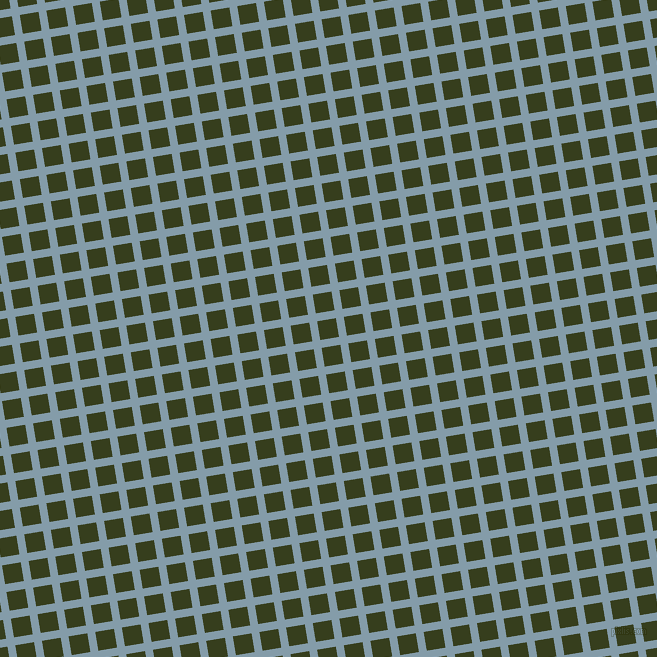 9/99 degree angle diagonal checkered chequered lines, 8 pixel line width, 19 pixel square size, Bali Hai and Turtle Green plaid checkered seamless tileable