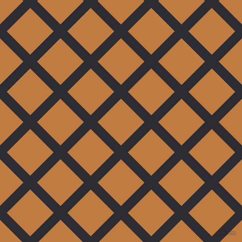 45/135 degree angle diagonal checkered chequered lines, 19 pixel line width, 65 pixel square size, Bastille and Brandy Punch plaid checkered seamless tileable