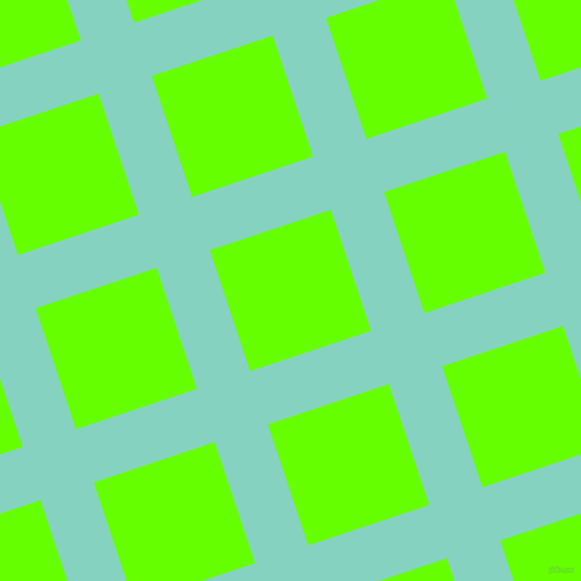 18/108 degree angle diagonal checkered chequered lines, 80 pixel line width, 182 pixel square size, Bermuda and Bright Green plaid checkered seamless tileable