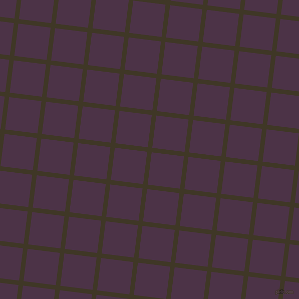 83/173 degree angle diagonal checkered chequered lines, 9 pixel lines width, 65 pixel square size, Birch and Loulou plaid checkered seamless tileable