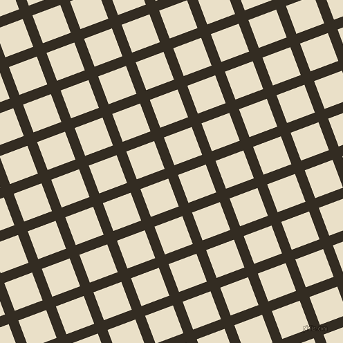 21/111 degree angle diagonal checkered chequered lines, 15 pixel lines width, 43 pixel square size, Black Magic and Pearl Lusta plaid checkered seamless tileable