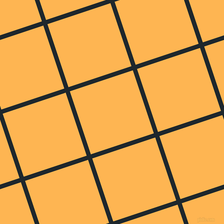 18/108 degree angle diagonal checkered chequered lines, 9 pixel lines width, 137 pixel square size, Black Pearl and Koromiko plaid checkered seamless tileable