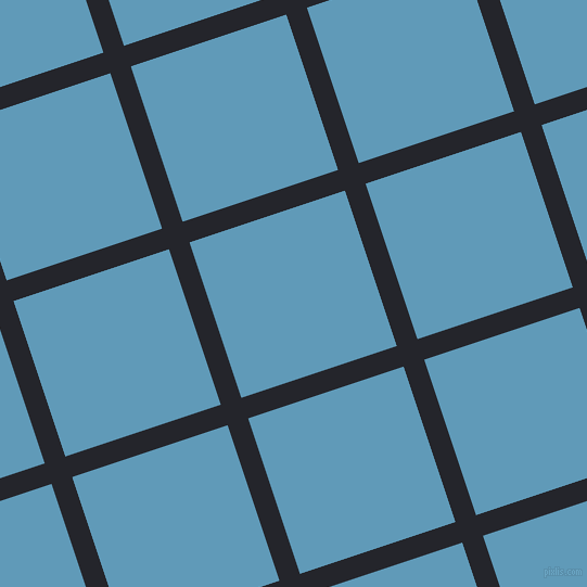 18/108 degree angle diagonal checkered chequered lines, 20 pixel lines width, 151 pixel square size, Black Russian and Shakespeare plaid checkered seamless tileable