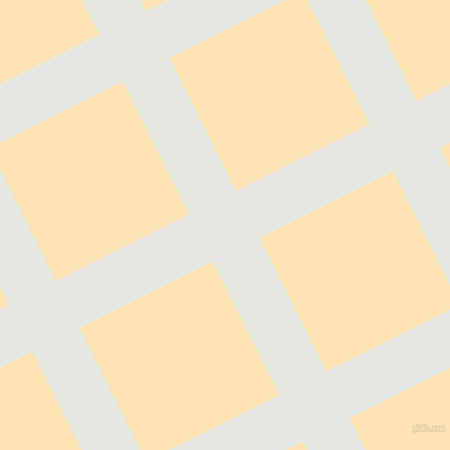 27/117 degree angle diagonal checkered chequered lines, 58 pixel line width, 164 pixel square size, Black Squeeze and Moccasin plaid checkered seamless tileable