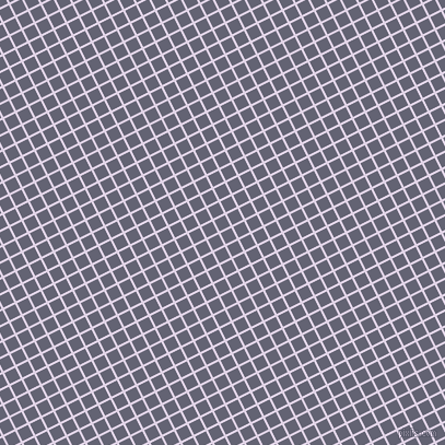 27/117 degree angle diagonal checkered chequered lines, 2 pixel line width, 11 pixel square size, Blue Chalk and Comet plaid checkered seamless tileable