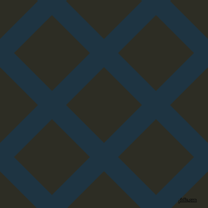 45/135 degree angle diagonal checkered chequered lines, 39 pixel line width, 105 pixel square size, Blue Whale and Karaka plaid checkered seamless tileable
