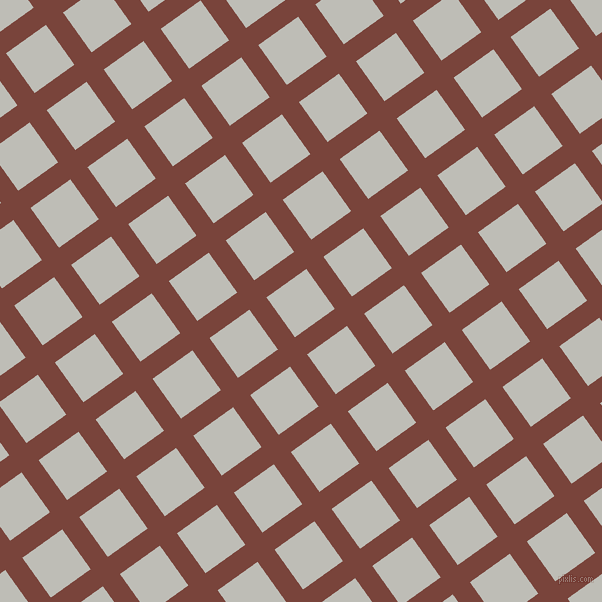36/126 degree angle diagonal checkered chequered lines, 21 pixel line width, 49 pixel square size, Bole and Silver Sand plaid checkered seamless tileable