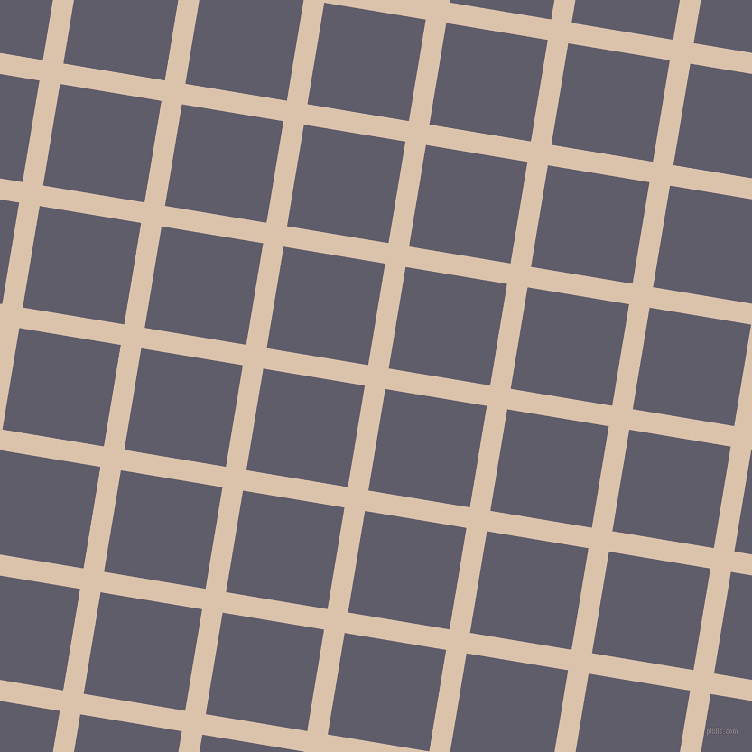 81/171 degree angle diagonal checkered chequered lines, 23 pixel line width, 114 pixel square size, Bone and Smoky plaid checkered seamless tileable