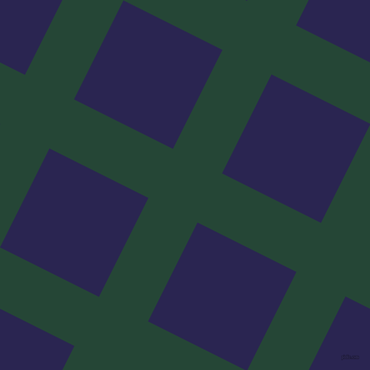 63/153 degree angle diagonal checkered chequered lines, 111 pixel line width, 224 pixel square size, Bottle Green and Paua plaid checkered seamless tileable