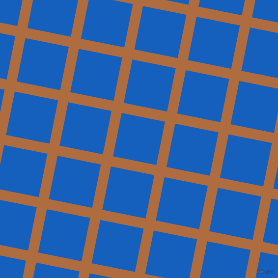 79/169 degree angle diagonal checkered chequered lines, 21 pixel lines width, 90 pixel square size, Bourbon and Denim plaid checkered seamless tileable