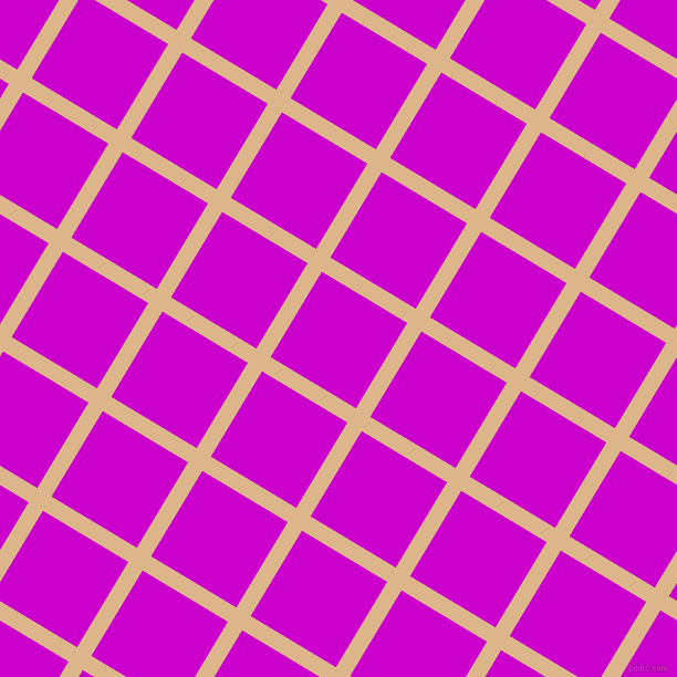 59/149 degree angle diagonal checkered chequered lines, 15 pixel lines width, 90 pixel square size, Brandy and Deep Magenta plaid checkered seamless tileable