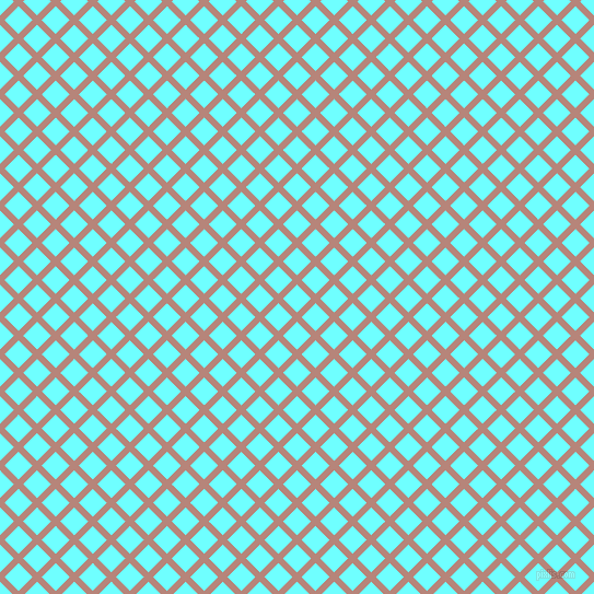 45/135 degree angle diagonal checkered chequered lines, 6 pixel line width, 18 pixel square size, Brandy Rose and Baby Blue plaid checkered seamless tileable