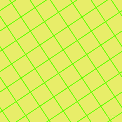 34/124 degree angle diagonal checkered chequered lines, 3 pixel line width, 55 pixel square size, Bright Green and Honeysuckle plaid checkered seamless tileable