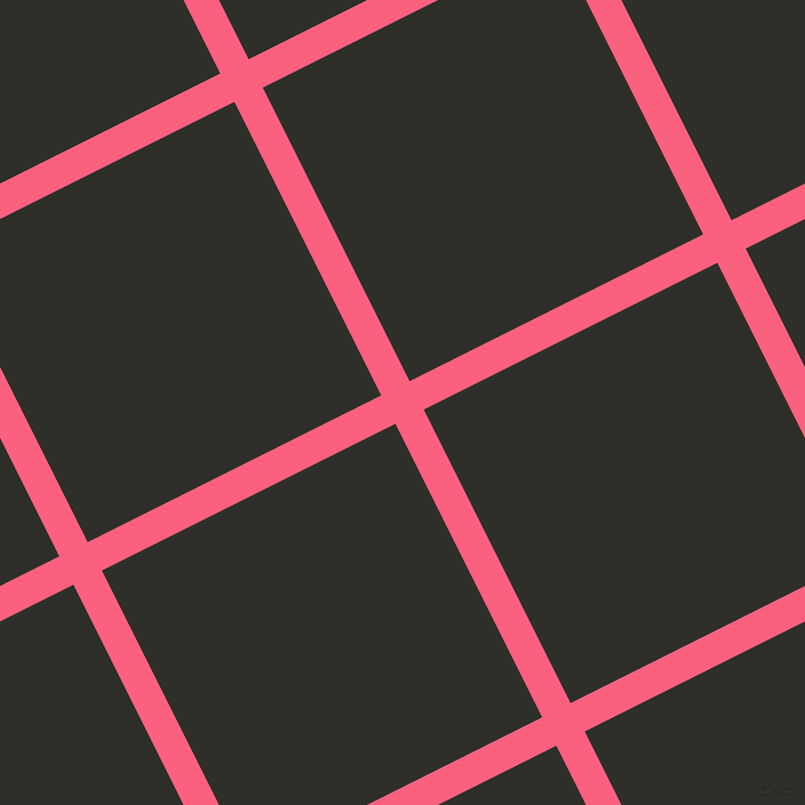 27/117 degree angle diagonal checkered chequered lines, 35 pixel lines width, 362 pixel square size, Brink Pink and Eternity plaid checkered seamless tileable