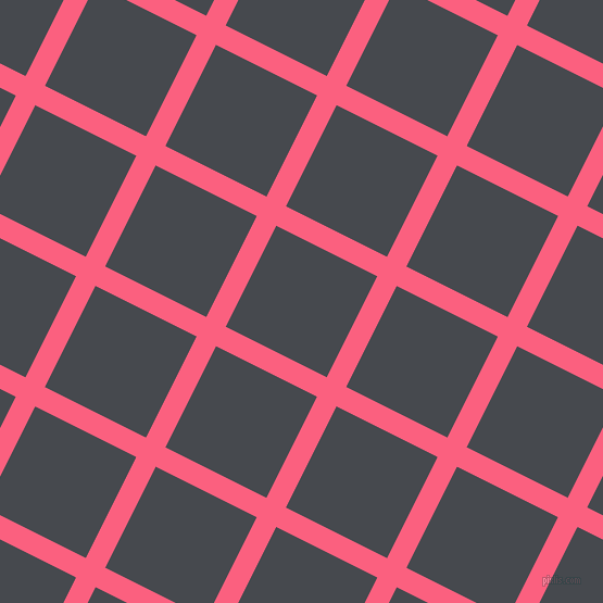 63/153 degree angle diagonal checkered chequered lines, 20 pixel lines width, 104 pixel square size, Brink Pink and Tuna plaid checkered seamless tileable