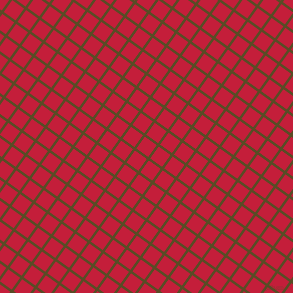54/144 degree angle diagonal checkered chequered lines, 5 pixel lines width, 29 pixel square size, Bronze Olive and Cardinal plaid checkered seamless tileable