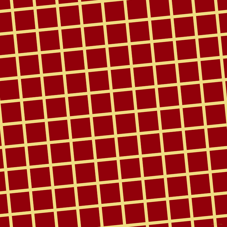 6/96 degree angle diagonal checkered chequered lines, 10 pixel line width, 62 pixel square size, Buff and Sangria plaid checkered seamless tileable