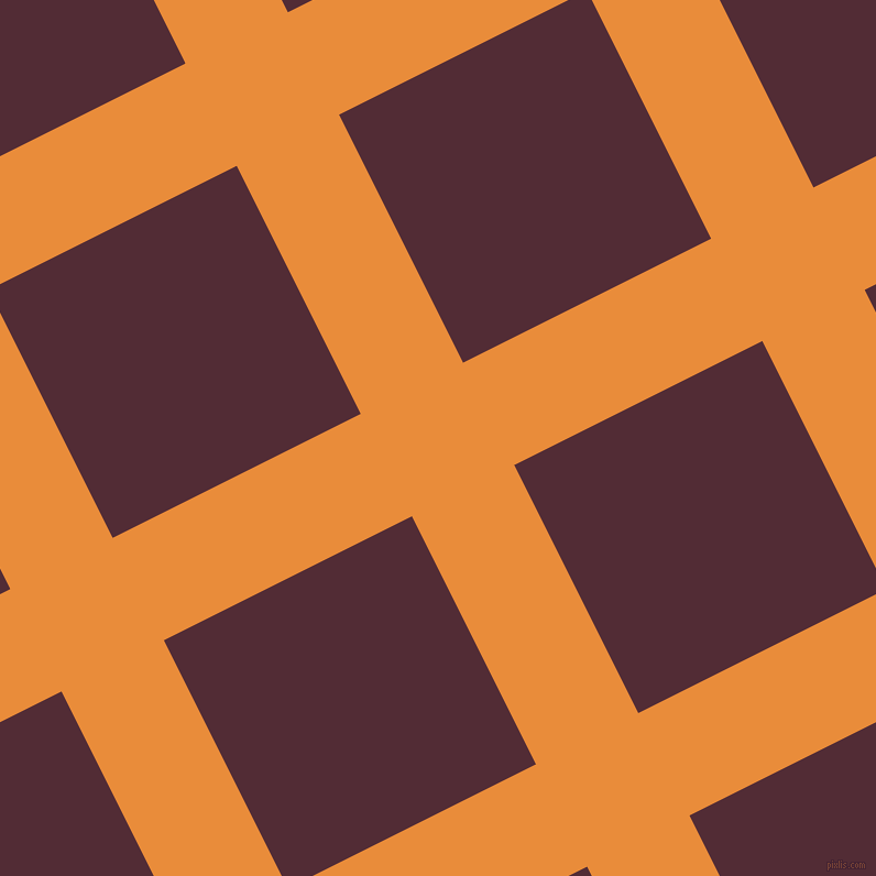 27/117 degree angle diagonal checkered chequered lines, 104 pixel lines width, 252 pixel square size, California and Wine Berry plaid checkered seamless tileable