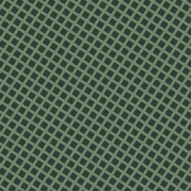 56/146 degree angle diagonal checkered chequered lines, 9 pixel lines width, 21 pixel square size, Camouflage Green and Celtic plaid checkered seamless tileable