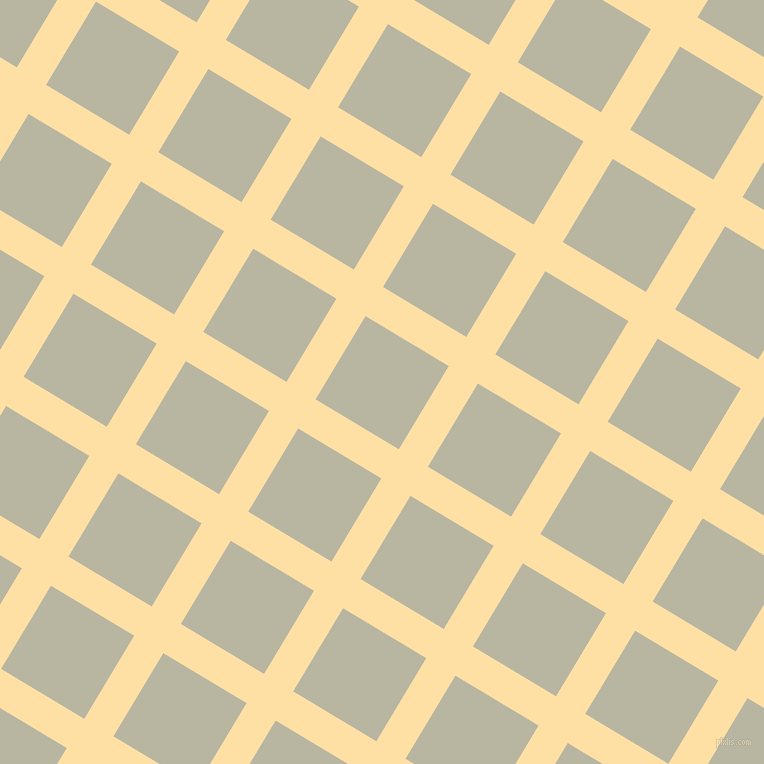 59/149 degree angle diagonal checkered chequered lines, 34 pixel line width, 97 pixel square size, Cape Honey and Tana plaid checkered seamless tileable