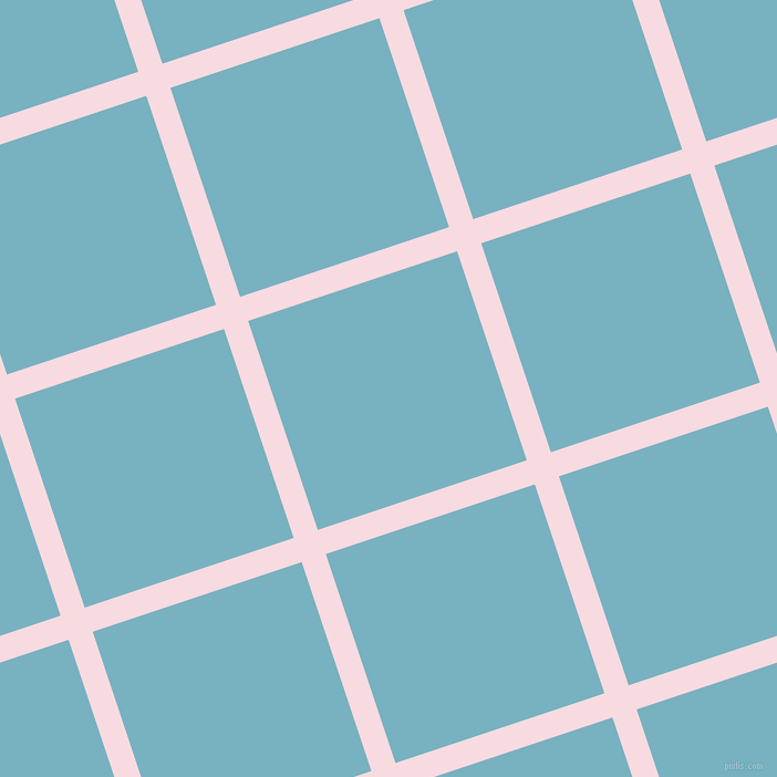 18/108 degree angle diagonal checkered chequered lines, 23 pixel lines width, 199 pixel square size, Carousel Pink and Glacier plaid checkered seamless tileable