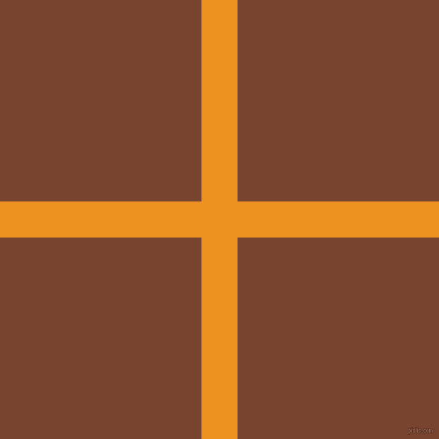 checkered chequered horizontal vertical lines, 51 pixel line width, 570 pixel square size, Carrot Orange and Cumin plaid checkered seamless tileable