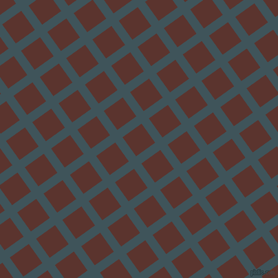 36/126 degree angle diagonal checkered chequered lines, 13 pixel lines width, 34 pixel square size, Casal and Redwood plaid checkered seamless tileable