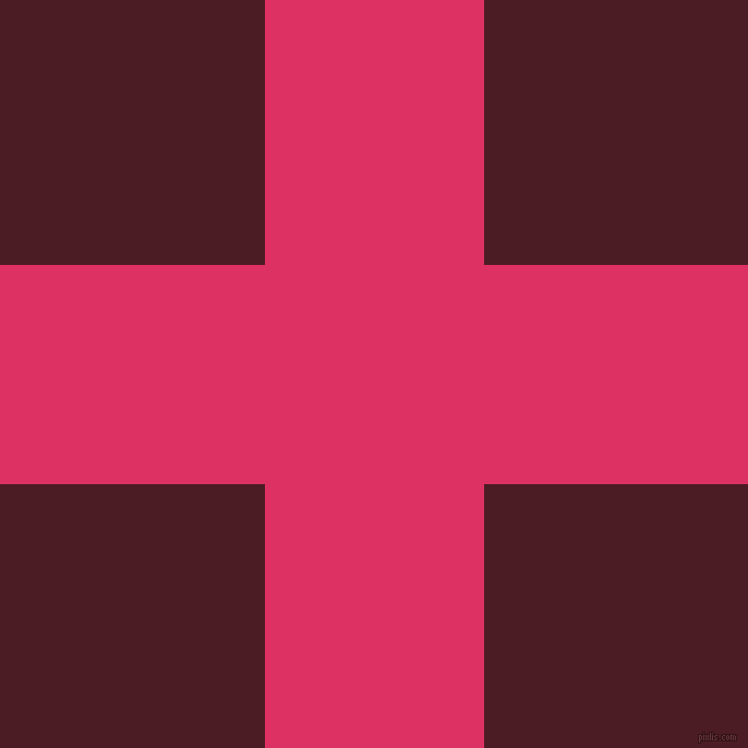 checkered chequered horizontal vertical lines, 201 pixel line width, 485 pixel square size, Cerise and Bordeaux plaid checkered seamless tileable